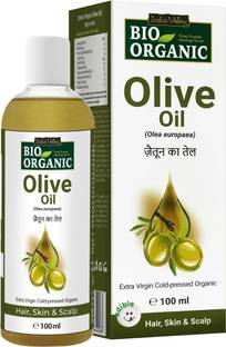 Indus Valley Bio Organic Olive Massage Oil For Skin, Hair & Multipurpose Benefits