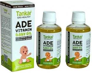 Tankar Gro Healthy AD Vitamin Baby Oil, 100ML, Pack Of 2