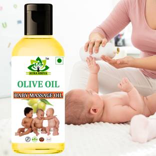 Aura Kriya Jaitun Tail (Olive oil)- Moisturizes Skin, Baby Massage Oil, Keeps Healthy Baby