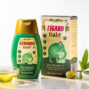 FIGARO Baby Massage Oil With Goodness Of Natural Olive Oil Enriched With Vitamin E