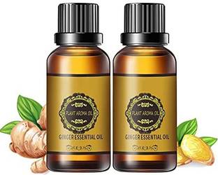 Oilanic Natural Belly Reduce Ginger Oil for Body Massage Pack of 2 30 ML(60 ML)