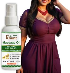 Dr.Khunt Chest body toner oil and Advance Massage Oil for Women help in skin toning 173