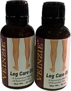 veinzie Varicose massage oil varicose veins oil leg pain oil ( pack of 2) ( 2 × 30 ml )