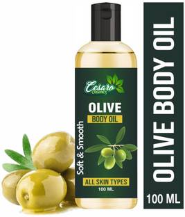 Cesaro Organics Soft & Smooth Body Oil, Quick Absorbing Non-Sticky Nourishment for Hair & Skin