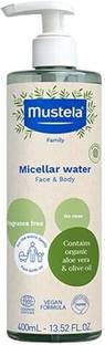 Mustela Baby Organic Micellar Cleansing Water with Olive Oil 400ml.