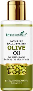 She Essentials Olive Oil For Skin, Hair, Body, Baby Massage