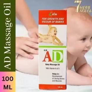 BINZIA AD Vitamin Baby Massage Oil 100ml for Healthy Babies