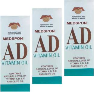 DOOMSDAY MED-SPON AD BABY MASSAGE OIL FOR BABYS HEALTHY GROWTH SKIN PACK OF 100ml x 3