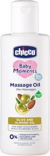 Chicco Baby Moments Massage Oil, Phenoxyethanol & Paraben Free, 0M+