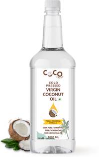 COCO CRUSH Virgin Coconut Oil | Cold Pressed, 100% Pure Natural | Hair, Body, Baby Massage