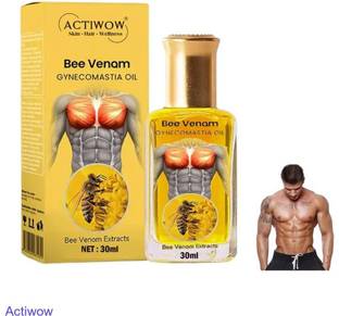 ACTIWOW Bee Venom Gynecomastia Oil For Relaxing Tight Muscles