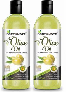 FORTUNATE Extra Light Olive Oil for Skin, Hair & Face Treatment and Baby Body Massage Oil