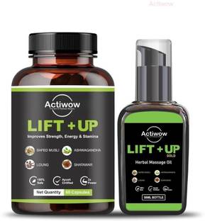 ACTIWOW Lift Up Capsules & Oil for Maximum Passion & Power
