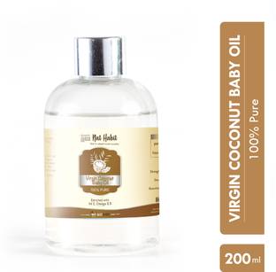 Nat Habit Virgin Coconut Oil For Baby|Skeletal & Muscular Strengthening|Vit E & Omega3
