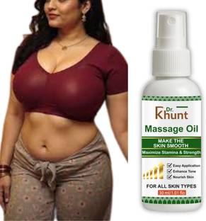 Dr.Khunt Chest body toner oil and Advance Massage Oil for Women help in skin toning 100