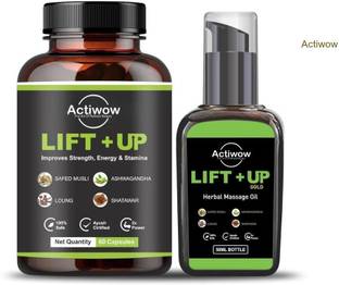 ACTIWOW Lift Up Capsules & Oil for Peak Male Health
