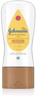 JOHNSON'S Baby Oil Gel Shea and Cocoa Butter 6.5 fl oz