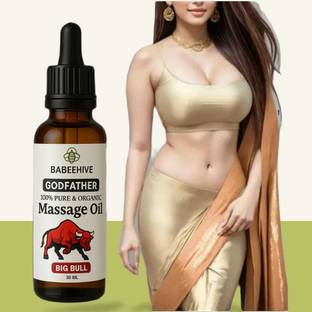 Babeehive GOD FATHERS 100% PURE AND ORGANIC MASSAGE OIL BIG BULL 30 ML TY768