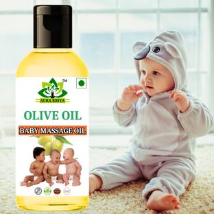 Aura Kriya Extra Light Virgin Olive Oil (Jaitun Tel) Massage Oil for baby body, face, Hair