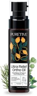 puretive UltraRelief Ortho Body & Massage Oil for Muscle & Joint Pain