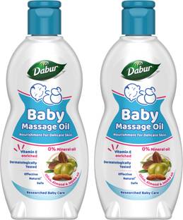 Dabur Baby Oil: Nourishing Non-Sticky Baby Massage Oil with No Harmful Chemical
