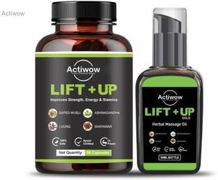 ACTIWOW Lift Up Capsules & Massage Oil for Daily Power