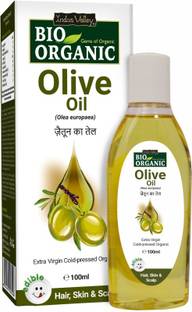 Indus Valley Bio Organic Olive Massage Oil For Skin, Hair & Multipurpose Benefits
