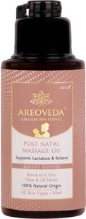 Areoveda Post Natal Massage Oil For Moms To Relax & Nourish Skin, Non-Greasy