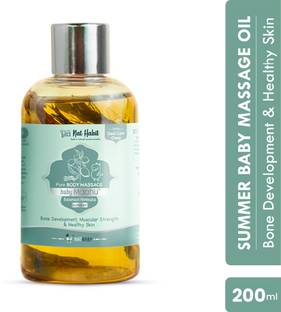 Nat Habit Baby Massage Oil|Summer Baby Maahu|Balamool Nimbuka|Strong Bones & Healthy Skin