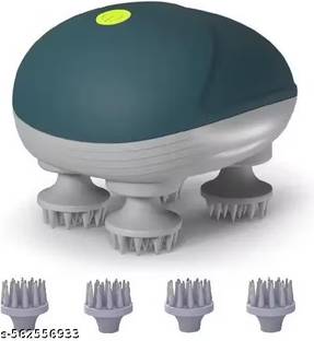 BEMALL Electric Scalp Massager, Portable Head Massager with Kneading 96 Massage Nodes, Head Massager for Stress Relax and Pain Relief, Ideal Gifts for Women, Men Massager