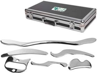 PSR ENTERPRISES IASTM Myofascial Massage Tool Set of 6- Pcs For Soft Tissue Mobilization Physio Therapy, Occupational Therapist, Chiropractor & Osteopaths (PSR-56A) Massager