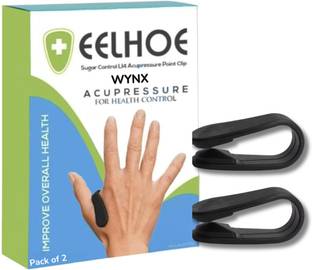WYNX Sugar Diabetes Control Li4 Magnetic Acupressure Point Clip (2pc) Clip for Headache Relief Massager