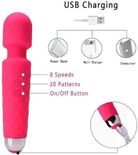 KTOSTON Massager Machine with 10 Vibration modes & Water Resistant Massager Handheld Full Body Massager for Man/Woman with 20 Modes Massager