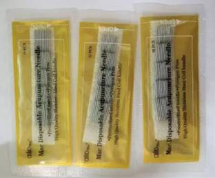 Aravli Acupuncture MAC Su-jok Needle Size (0.18X7) Acupuncture Needles Set of 5 ( 250 Needles ) Massager Massager