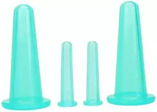 EKiN Vacuum Anti Cellulite Body & Facial Vacuum Suction Cups for Adult (4 pcs) Massager