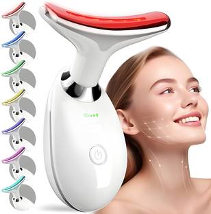 Mantra Impex | 7 Color LED | Face & Neck Skin Lifting| Face Sculpting Tool Electric Facial Portable Galvanic Facial Machine