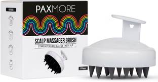 PaxMore Scalp Hair Head Soft Silicone Scrubber Brush For Shampoo To Reduce Dandruff Massager