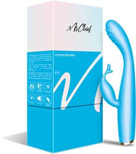 Mschief Crescendo Dual Sensual Vibrator | 5 Speed & 10 Frequencies | Waterproof Massager