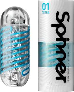 VERTEX METALS Spinner 01 Tetra_Men Reusable Soft Stretchable Skin-Safe Washable & Travel Friendly Massager
