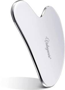 Vintageware Stainless Steel Guasha Massager For Face, Reduces Puffiness, Tightens & Lifts Skin, Gua Sha For Face, Neck, Back Massager