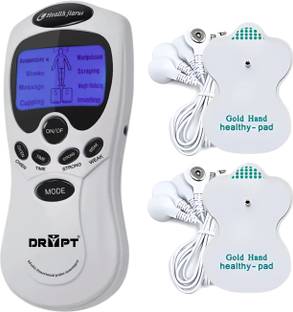 MEDGEARS Battery Powered Digital Therapy Machine Electronic Pulse Massager Muscle Stimulator Tens, 8 Mode Massager