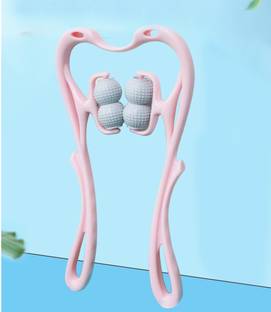 divinezon Handheld Shoulder Massager Tool with 4 Balls Neck massager with trigger point Massager