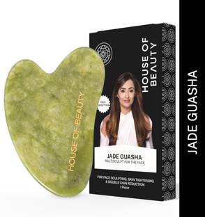 House of Beauty 010052 Green Jade Guasha Massager