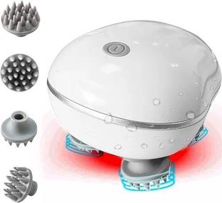 BEMALL Electric Head,Scalp Massager | Advance Red Light Therapy for Boost Hair Growth, Massage for Hair Growth,Deep Clean & Stress Relaxation Massager