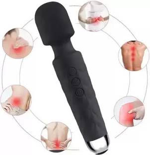 GRMART Personal Body Wand Massager (Vibrator) For Woman & Men | UPGREDED MEMORY & RESET FUNCTION | 28 Vibration Modes | Waterproof | Massager Massager
