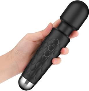 VIRZA TRADE Personal Body Massager Rechargeable Wireless Vibrator Machine for Women & Men 20 Modes Speed of Vibration 8 Speeds, Flexible Head for Targeted Compression Massager