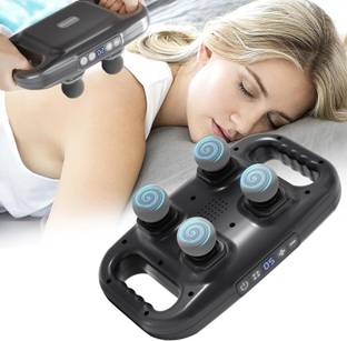 knidaa store Massage Gun Deep Tissue, Muscle Massager 20 Intensities & 6 Massage Modes, 4- Head Back Massager for Pain Relief in Back, Leg, Neck, Shoulder and Body Massager