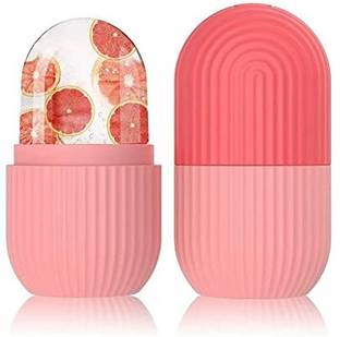 Americolor pink Silicone Ice Roller Facial Glowing & Tighten Skin Massager (4 g)