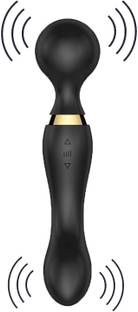 Zovilstore Handheld Dual Head Massager | Ergonomic Wand for Back and Body | Rechargeable Electric Massager for Pain Relief and Relaxation Massager