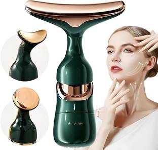 NTZ Electric Face Massager - Face Lifting Device for glowing skin, for Anti-Aging, 3 in 1 Anti Wrinkles Face Neck Eyes Massager,Vibration Facial Massager Massager